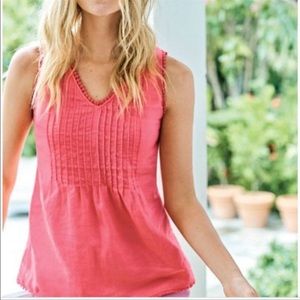 Boden Valencia Linen Tunic Top